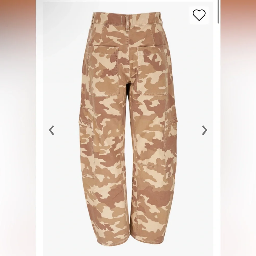 Citizens of Humanity Marcelle Camo Cargo Barrel Pants - Picture 2 of 6